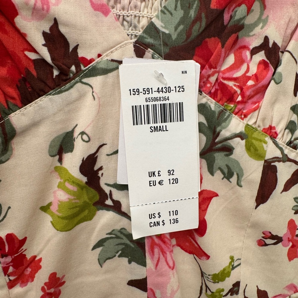 Floral Print Midi Dress - Picture 4 of 5